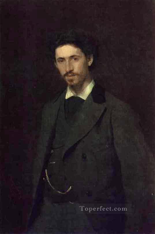 Retrato del artista Ilya Repin demócrata Ivan Kramskoi Pintura al óleo
